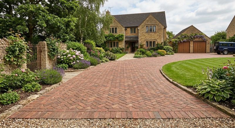 Brick Driveway Installation in Burlington, VT